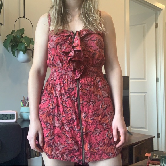 Cotton Candy Floral Summer Mini Dress - Picture 8 of 11